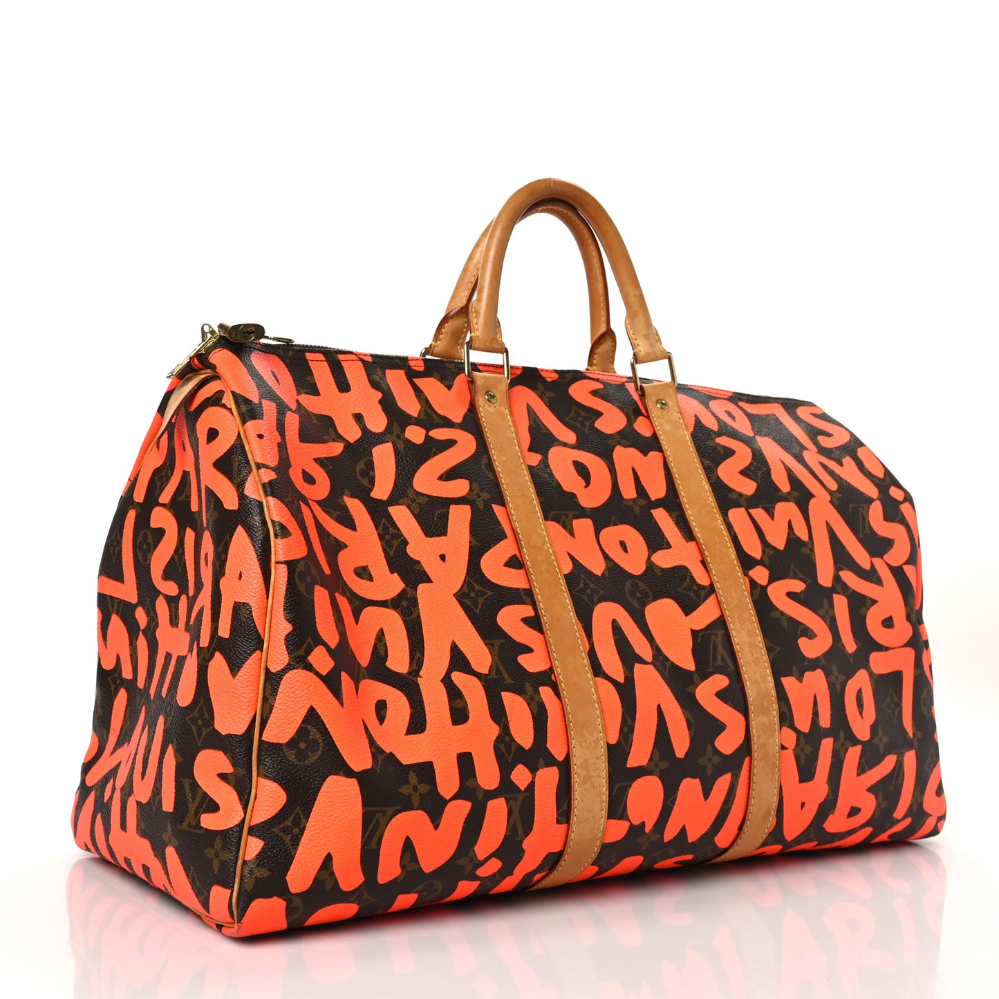 Monogram Graffiti Keepall 50 Orange