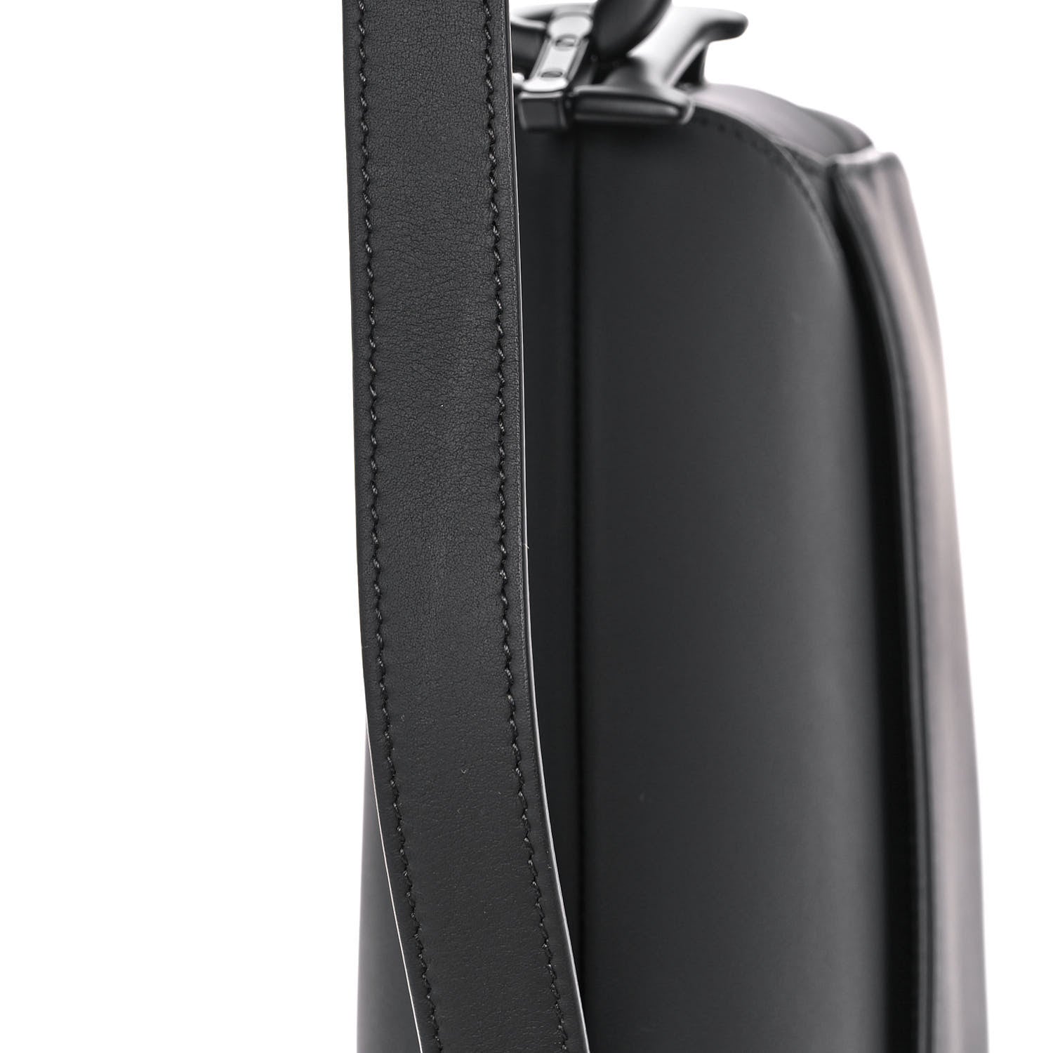 Christian Dior Ultra Matte Calfskin Saddle Bag Black 11 of 12