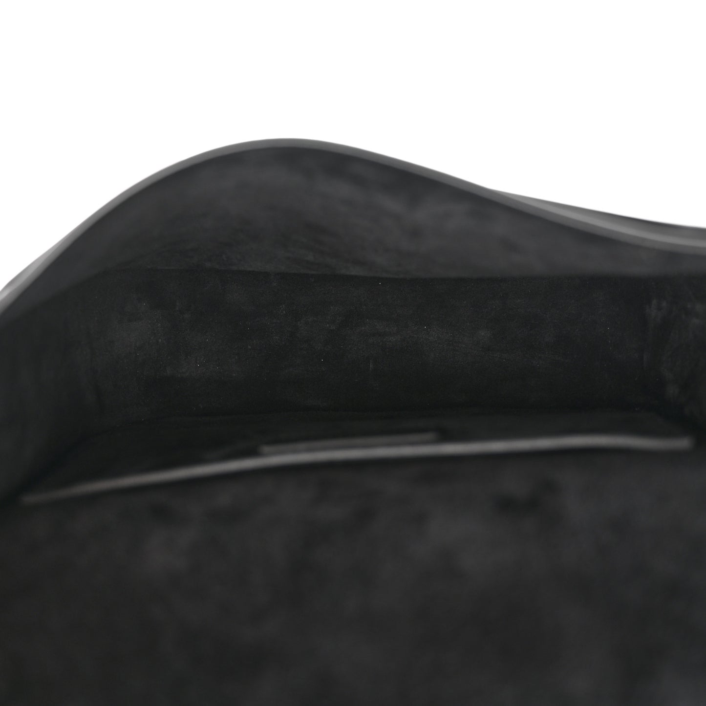 Smooth Calfskin Suede Betty Stud Stripe Flap Messenger Black