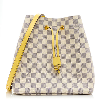 Louis Vuitton Damier Azur Neonoe MM Pineapple 1 of 10