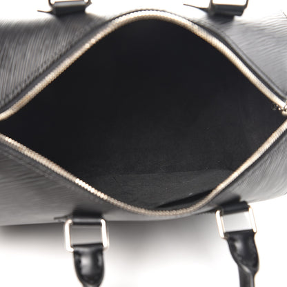 Louis Vuitton Epi Speedy Bandouliere 25 Black 6 of 8