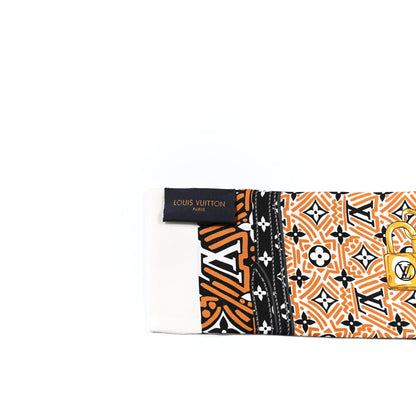 Louis Vuitton Silk Monogram Crafty Confidential Bandeau Caramel 3 of 3