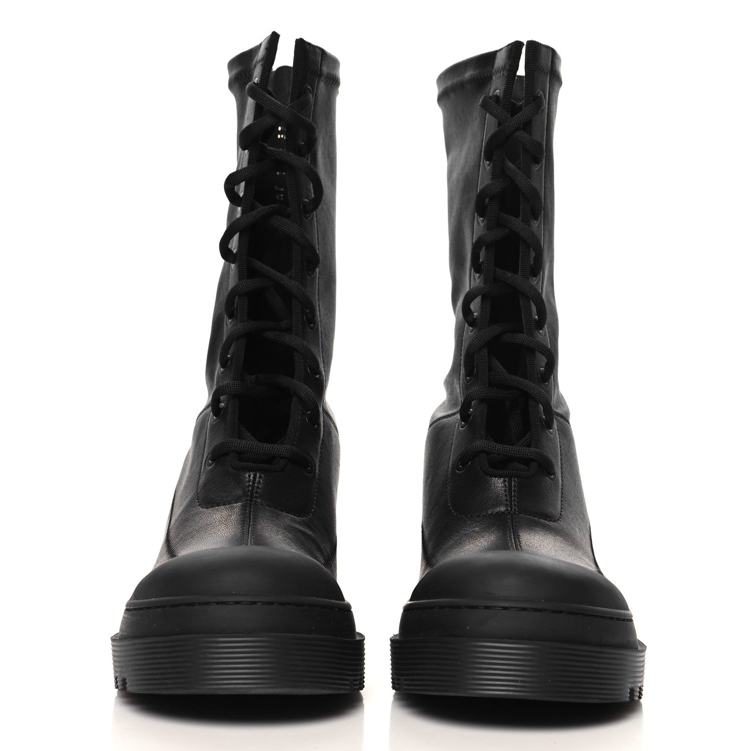 Christian Dior Nappa Stretch Dior Arcade Boots 37 Black 3 of 8