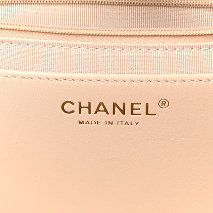 Chanel Caviar Stitched Pocket CC Large Tote Light Beige 7 of 11