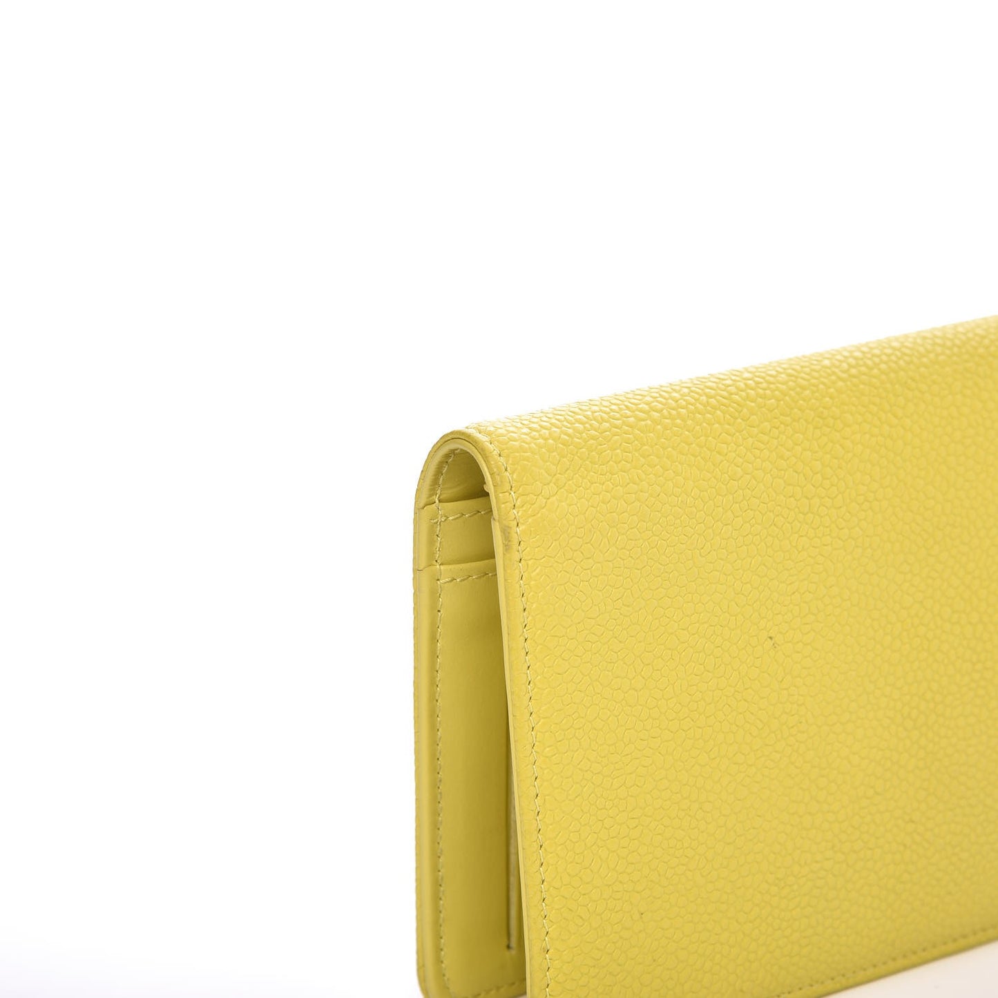 Caviar Timeless CC Yen Wallet Yellow