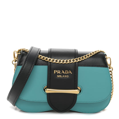 Prada City Calfskin Sidonie Belt Bag Assenzio Black 1 of 9
