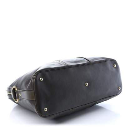 Saint Laurent Calfskin Oversized Muse Brown 5 of 10