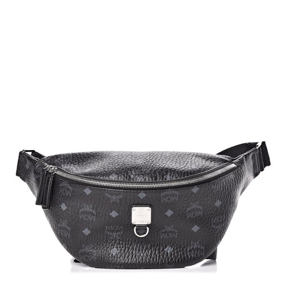 MCM Visetos Small Fusten Belt Bag Black 1 of 8