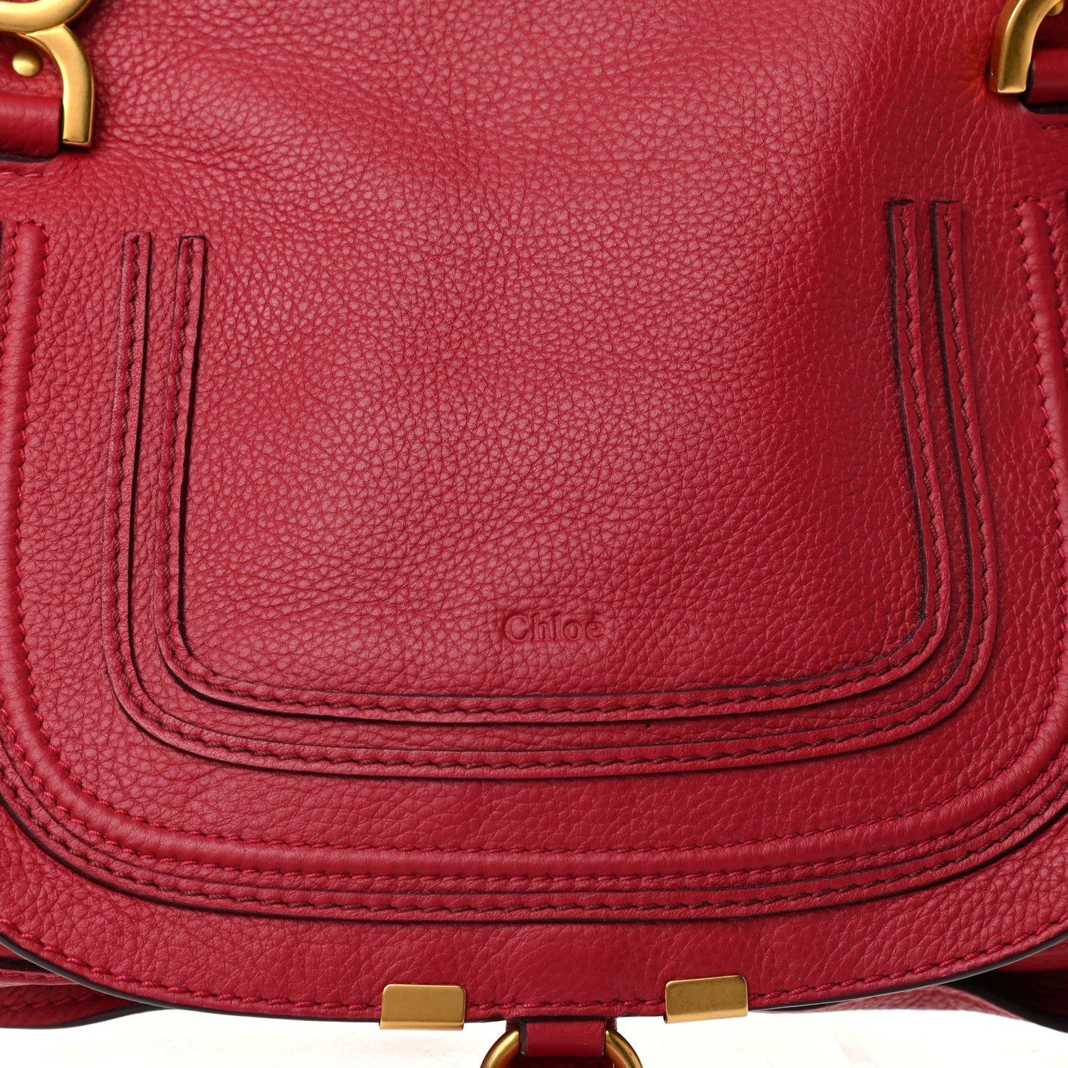 Chloe Calfskin Medium Marcie Satchel Acerola 6 of 10