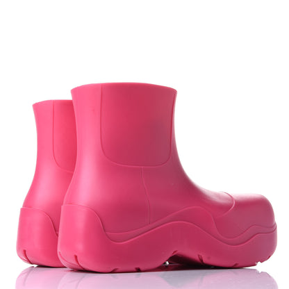Bottega Veneta Rubber Puddle Ankle Boots 38 Lollipop 4 of 9