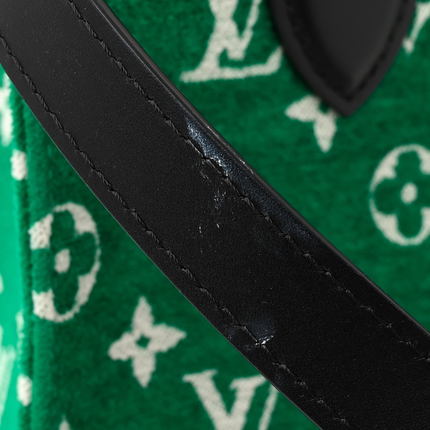 Louis Vuitton Jacquard Velvet Monogram Onthego PM Green 10 of 10