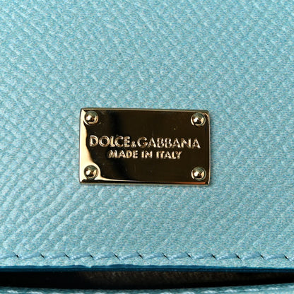 Dolce & Gabbana Dauphine St.Giap Papaveri Print Medium Miss Sicily Satchel Celeste 6 of 9