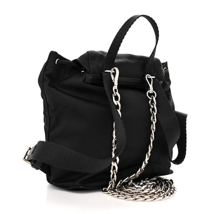 Prada Nylon Vela Mini Crossbody Backpack Black 3 of 9