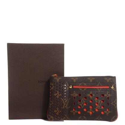 Louis Vuitton Monogram Perforated Pochette Plat Orange 8 of 8
