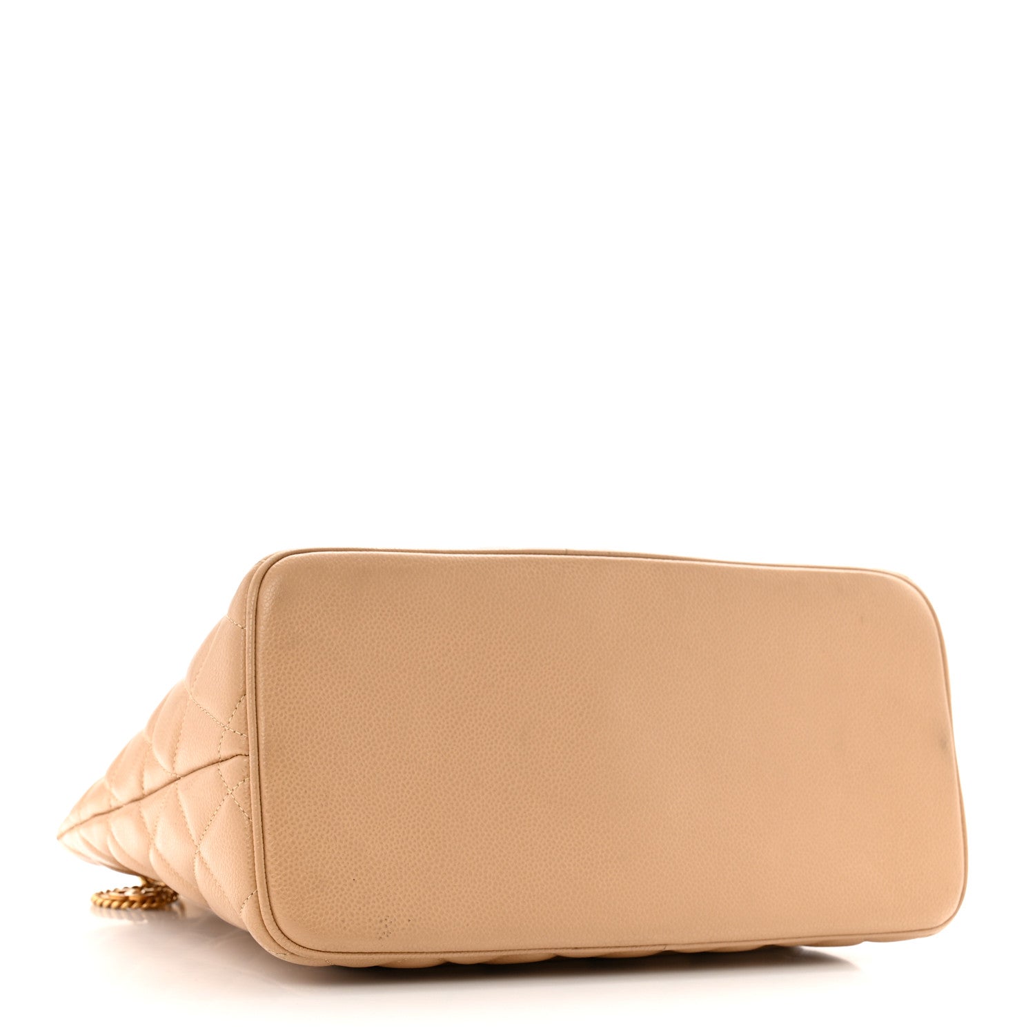 Chanel Caviar Quilted Medallion Tote Beige 4 of 13