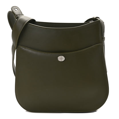Loro Piana Grained Calfskin Fleur Crossbody Green 1 of 11