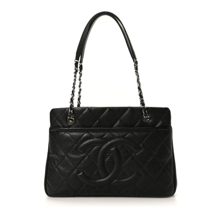 Chanel Caviar Quilted Timeless CC Soft Tote Black 1 of 10
