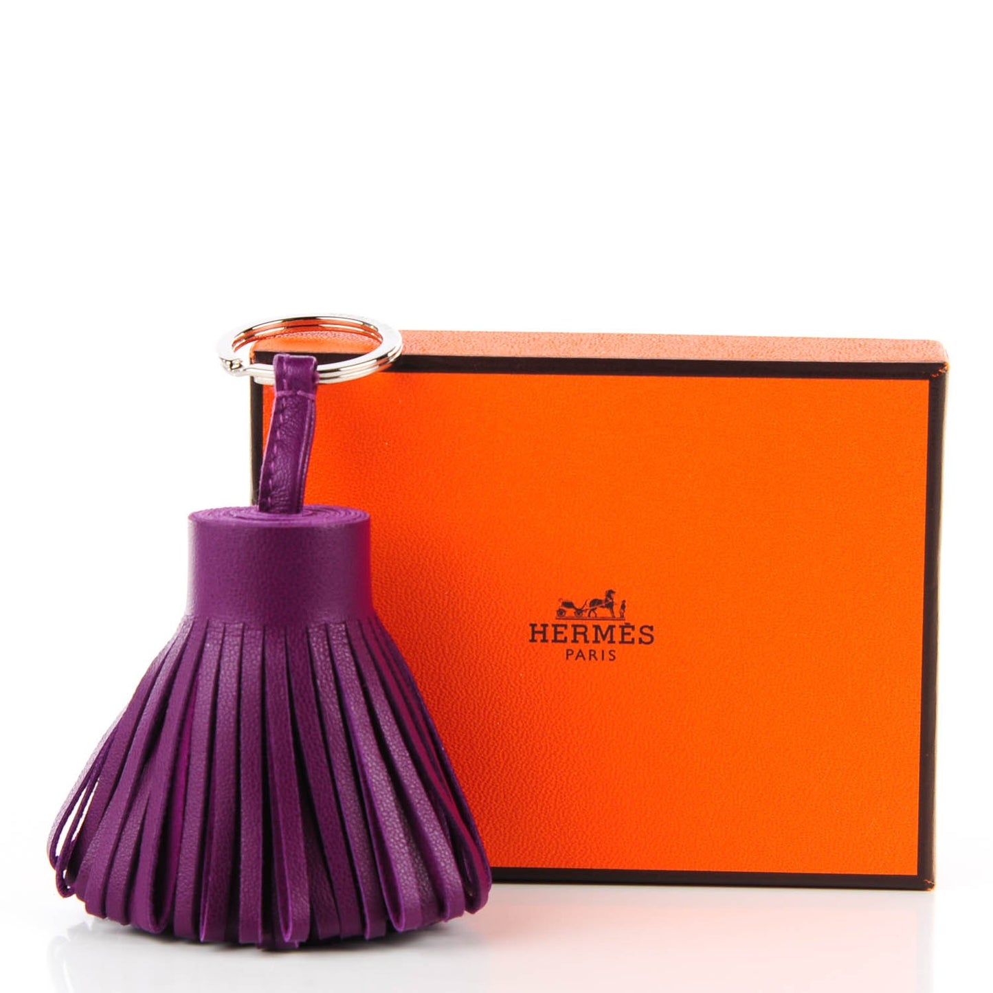 Lambskin Carmen Tassel Key Holder Anemone