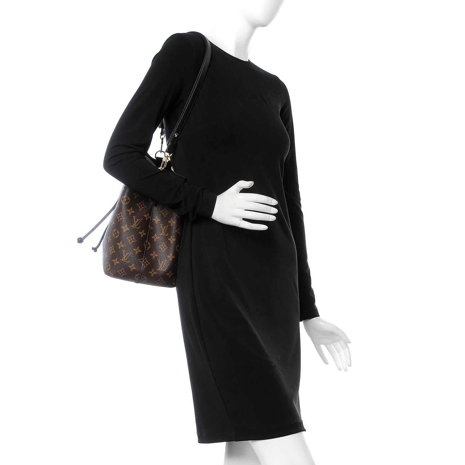 Louis Vuitton Monogram Neonoe MM Black 2 of 6