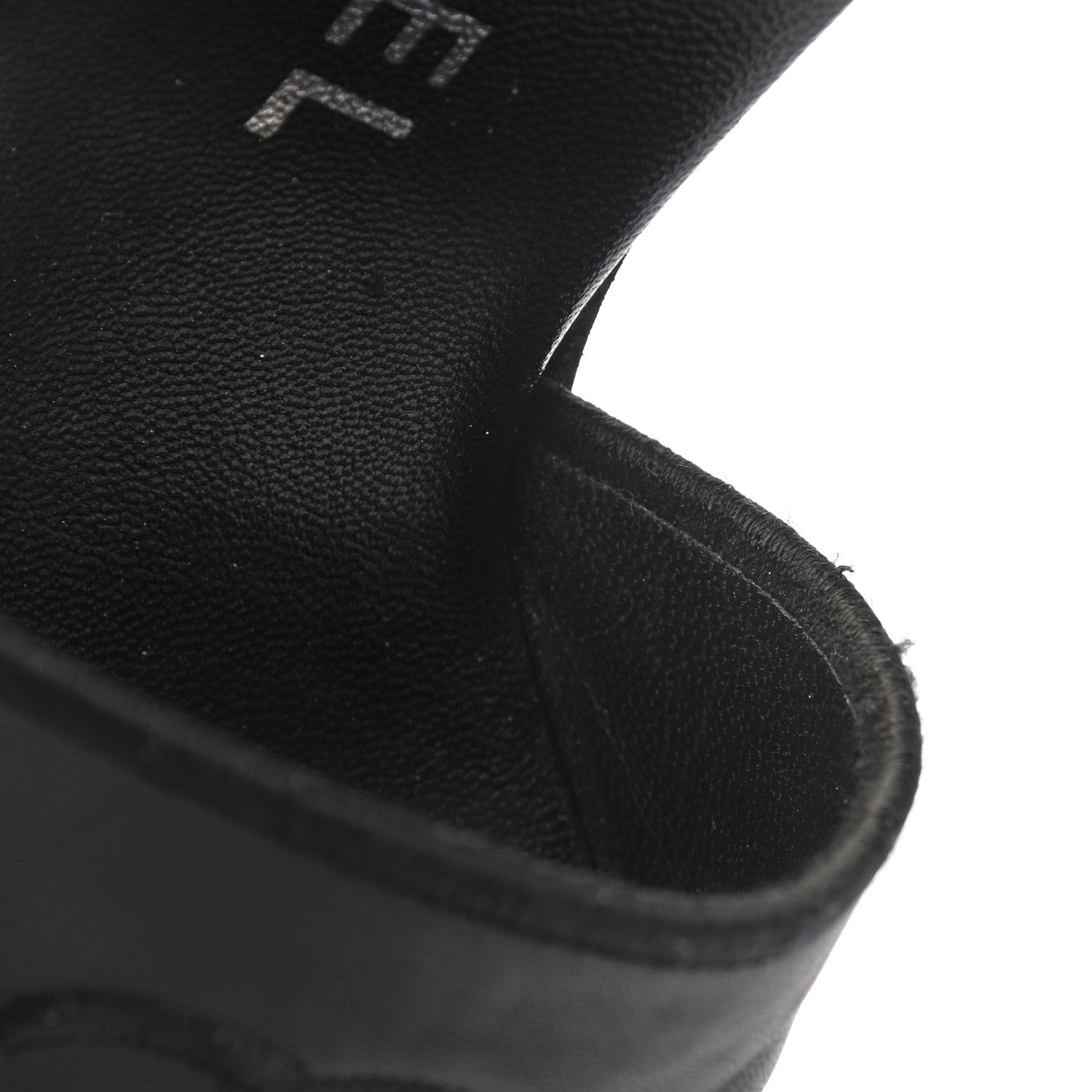 Chanel Lambskin CC Sandal Mules 40 Black 9 of 12