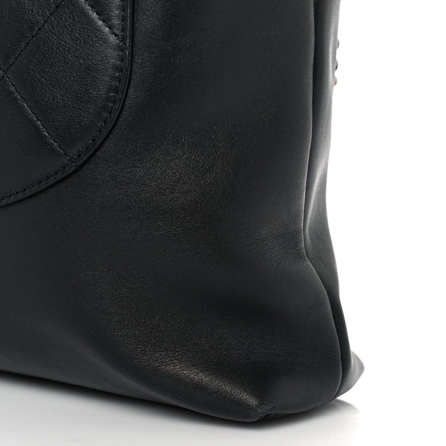 Calfskin Chain 20s Signature Tote Black