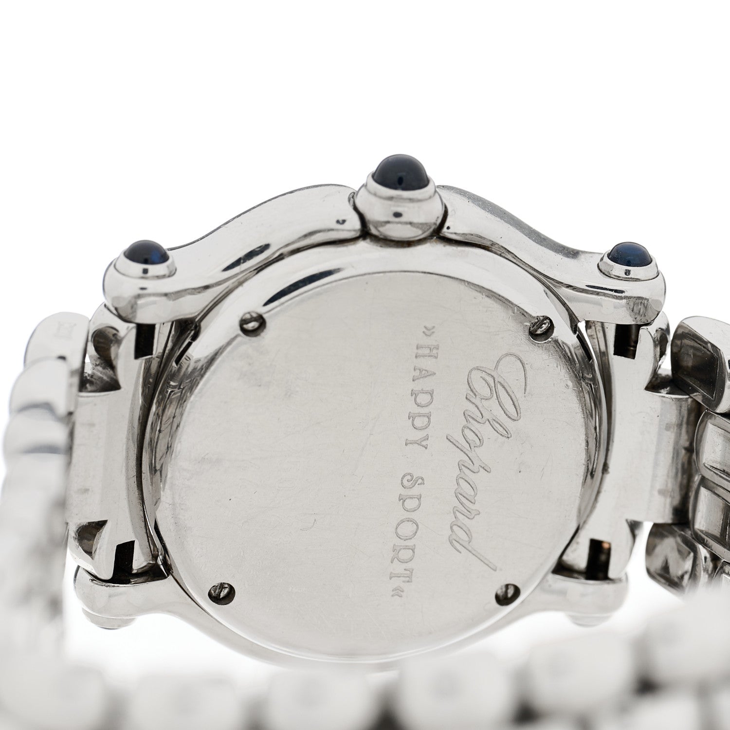 Chopard Stainless Steel 5 Diamond 26mm Happy Sport Quartz Watch 4 of 4