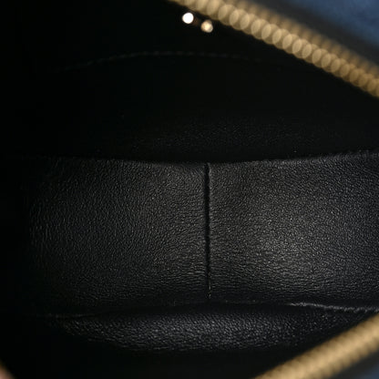 Salvatore Ferragamo Denim Round Bag Blue 5 of 8