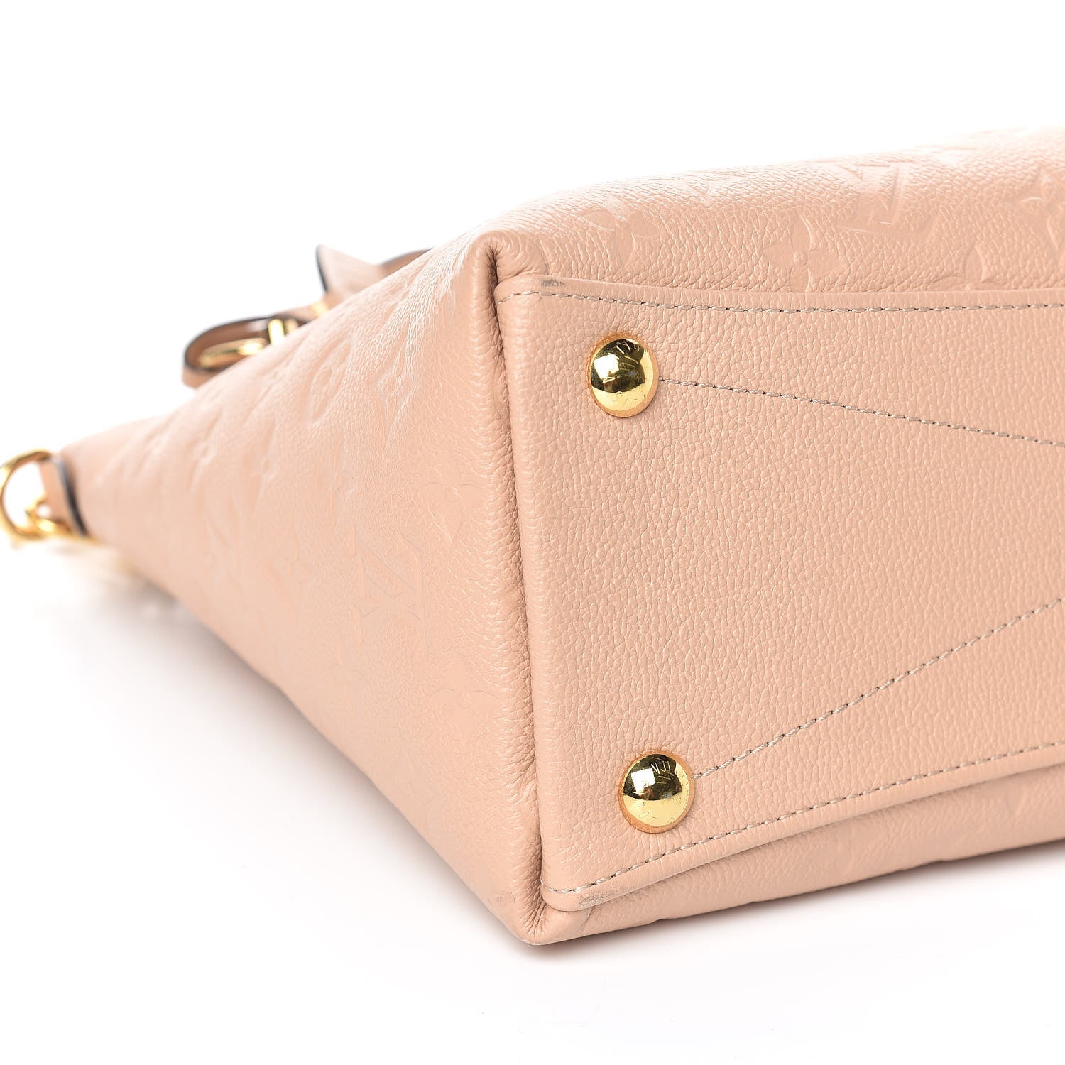 Louis Vuitton Empreinte V Tote MM Beige Rose Creme 6 of 13