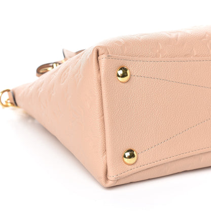 Louis Vuitton Empreinte V Tote MM Beige Rose Creme 6 of 13