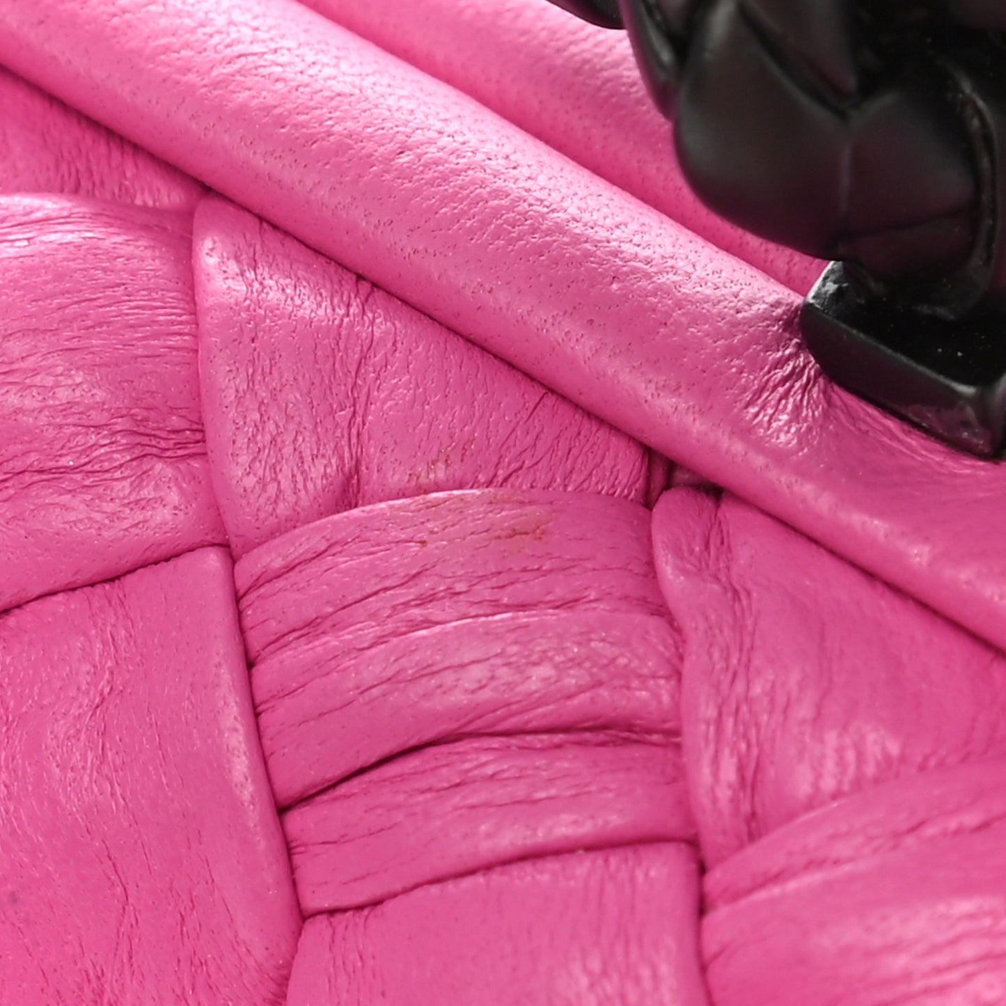 Calfskin Knot Clutch Pink