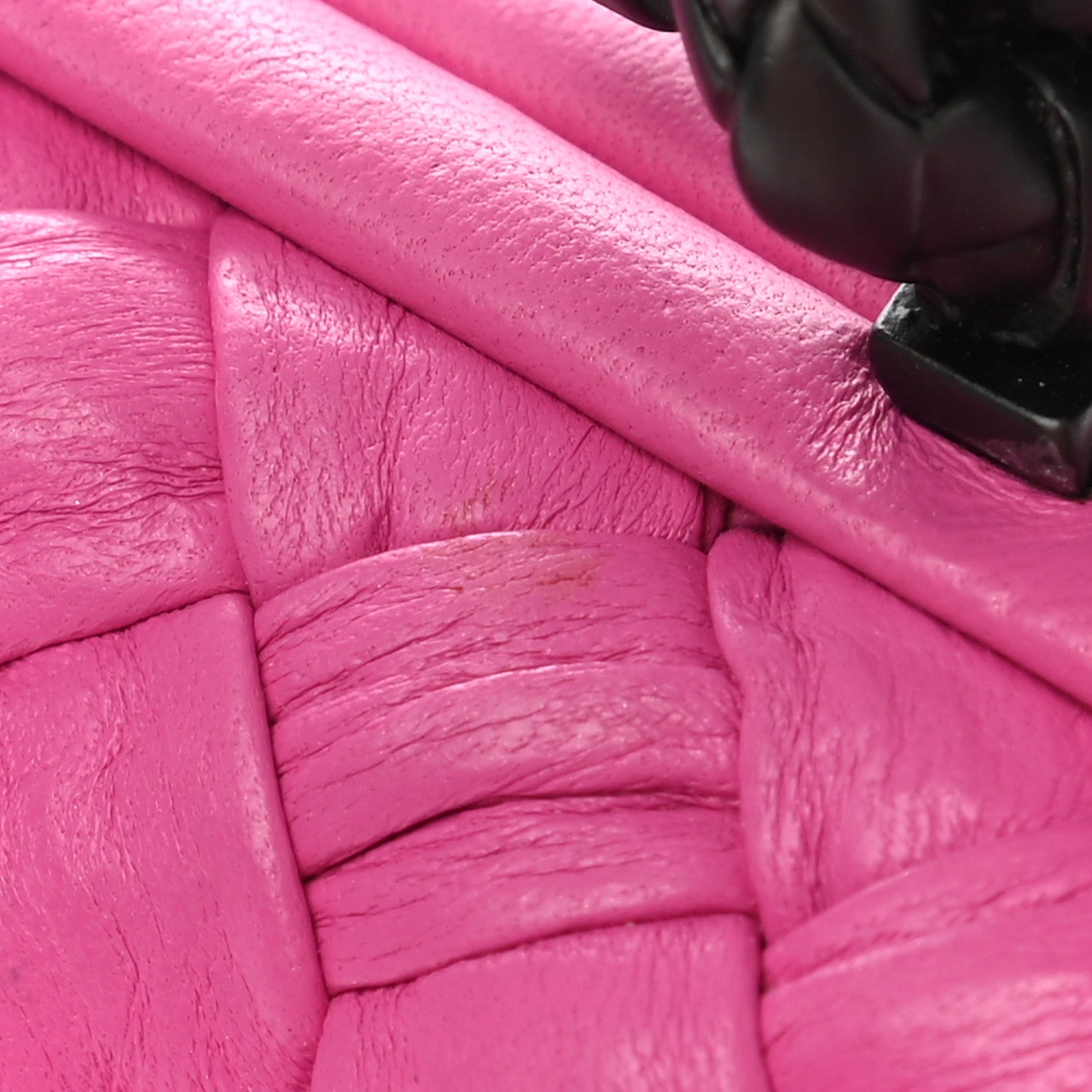 Bottega Veneta Calfskin Knot Clutch Pink 10 of 10