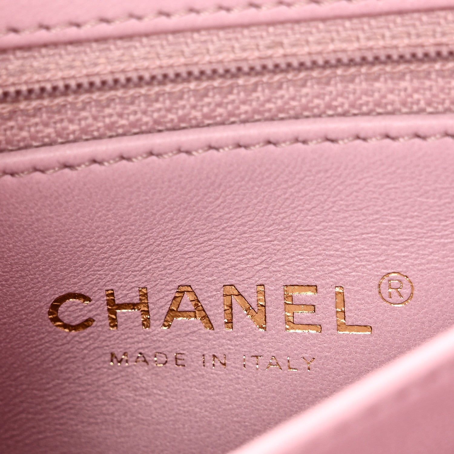Chanel Crumpled Lambskin Quilted Mini CC Links Top Handle Flap Light Pink 6 of 10