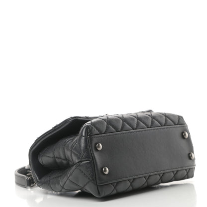 Chanel Caviar Quilted Mini Coco Handle Flap Black 4 of 13