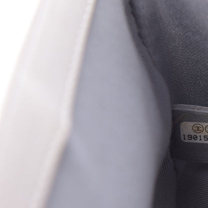 Chanel Calfskin Double Stitch Medium Boy Flap White 8 of 17