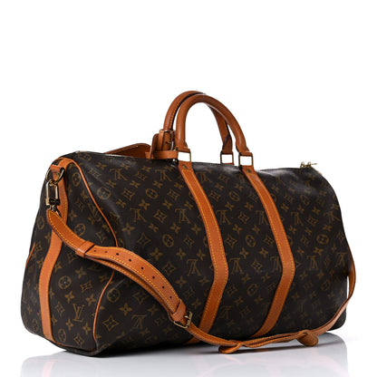 Louis Vuitton Monogram Keepall Bandouliere 50 3 of 37