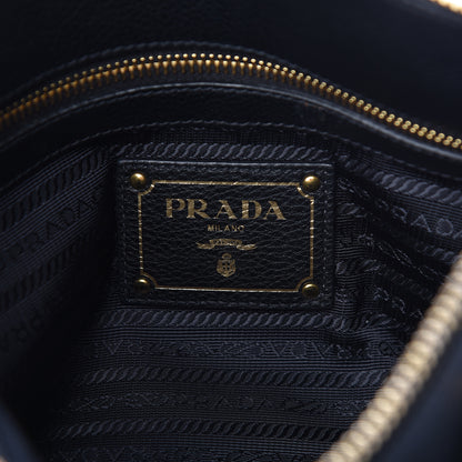 Prada Vitello Phenix Shopping Tote Black 6 of 13