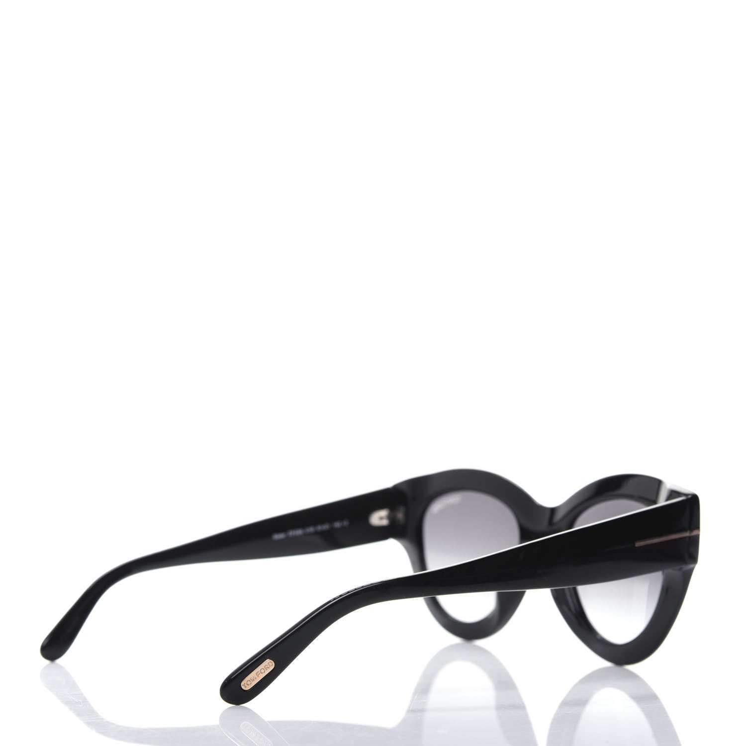 Tom Ford Slater Cat Eye Sunglasses TF658 Black 4 of 8