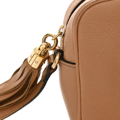 Gucci Pebbled Calfskin Small Soho Disco Bag Camelia 17 of 20
