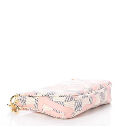 Louis Vuitton Damier Azur Tahitienne Mini Pochette Accessories 4 of 8