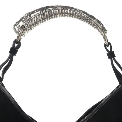 Saint Laurent Suede Medium Mombasa Black 9 of 9