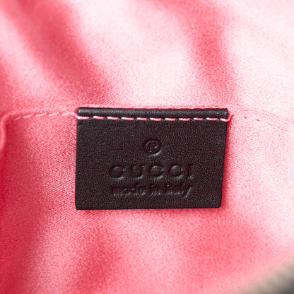 Gucci Velvet Matelasse GG Marmont Belt Bag 85 34 Black 6 of 12