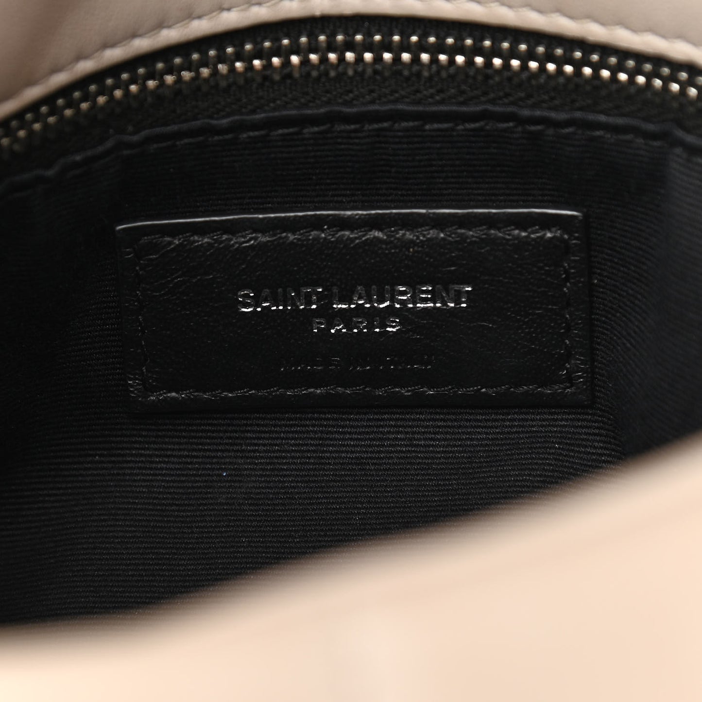 Lambskin Quilted Small Loulou Puffer Monogram Chain Satchel Blanc Vintage