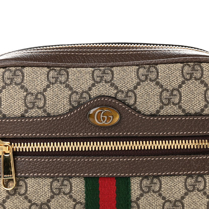 Gucci GG Supreme Monogram Web Small Ophidia Belt Bag 85 34 Dark Brown 8 of 10