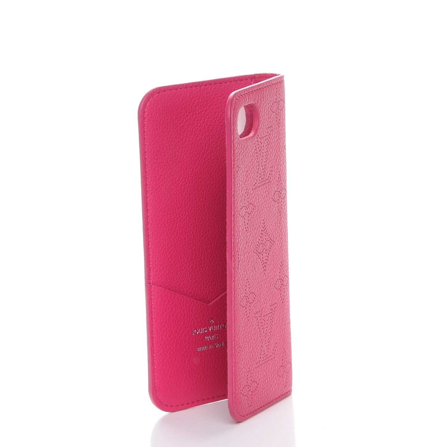 Louis Vuitton Monogram Cuir iPhone 7 Folio Case Fuchsia 3 of 7