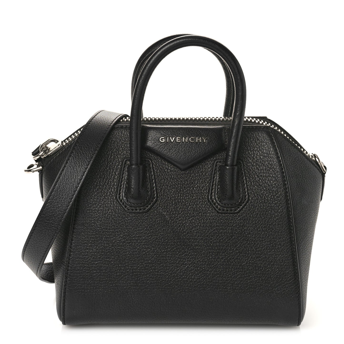 Sugar Goatskin Mini Antigona Black