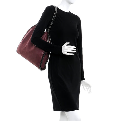 Stella McCartney Shaggy Deer Small Falabella Tote Plum 2 of 7