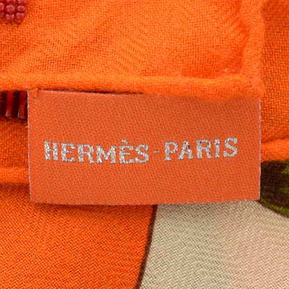 Hermes Cashmere Silk Beaded Tout En Carre Exceptional Shawl 140 6 of 12