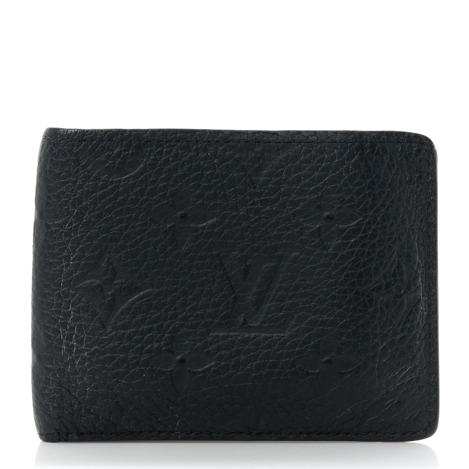 Louis Vuitton Taurillon Slender Wallet Black 1 of 11