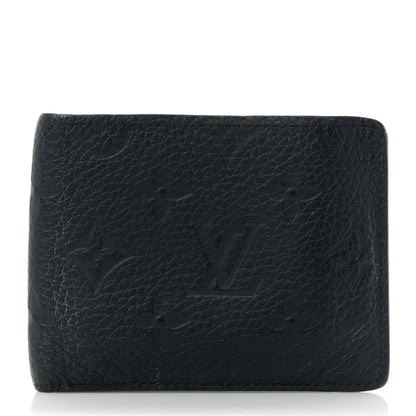 Louis Vuitton Taurillon Slender Wallet Black 1 of 11