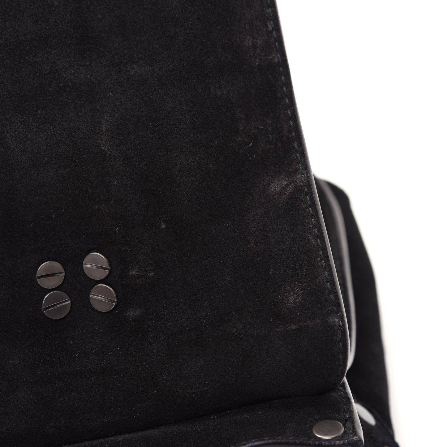 Suede Medium PS1 Satchel Black